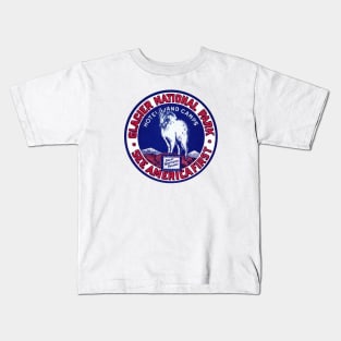 1940s Glacier National Park Kids T-Shirt